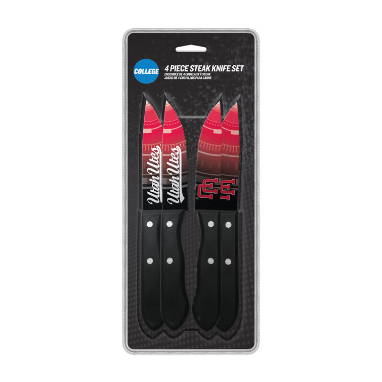 The Sports Vault Corp. 4 Piece Stainless Steel Steak Knife Set